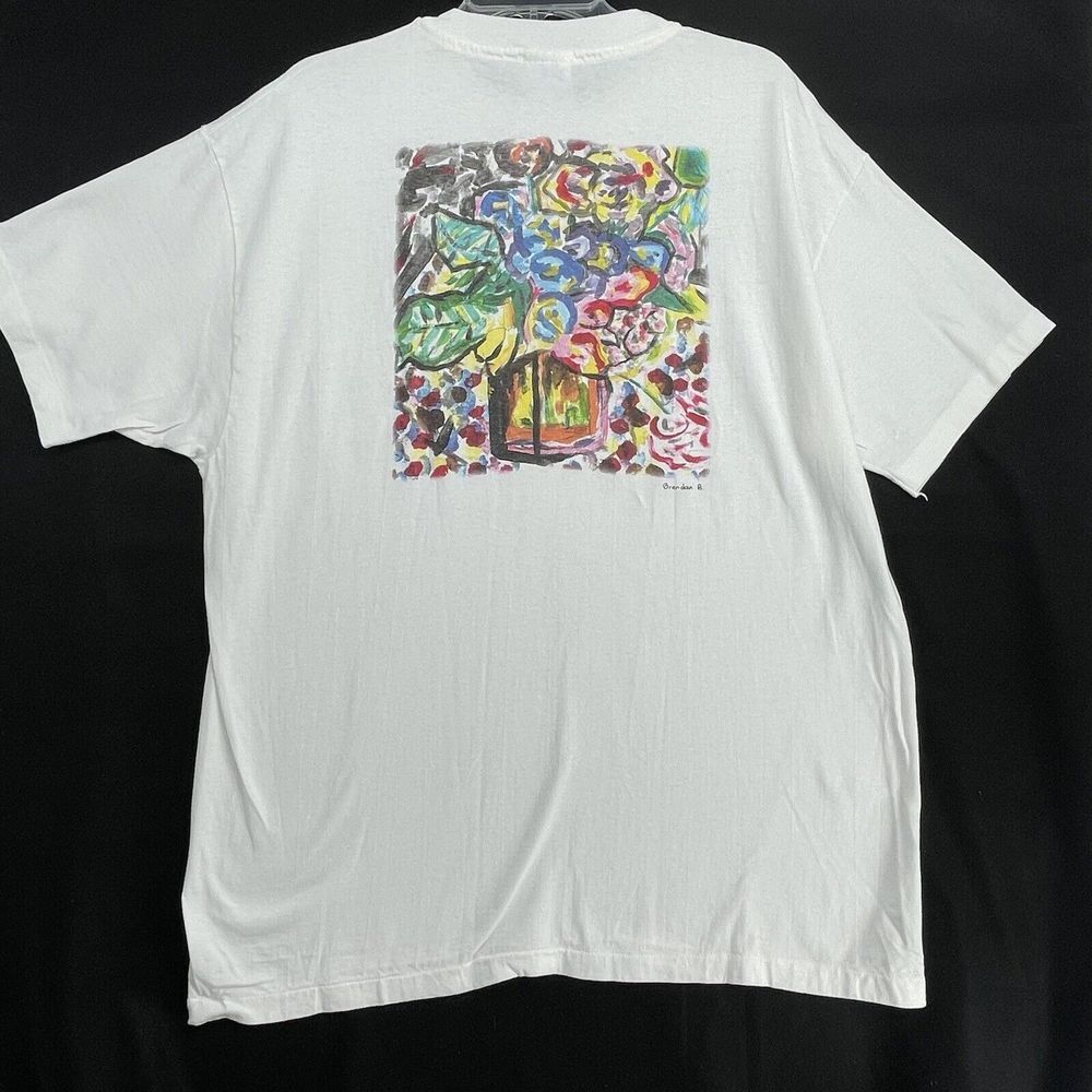 Vintage Single Stitch High Tides T-Shirt Men's Sz XL USA Hawaii Surfing Memorial